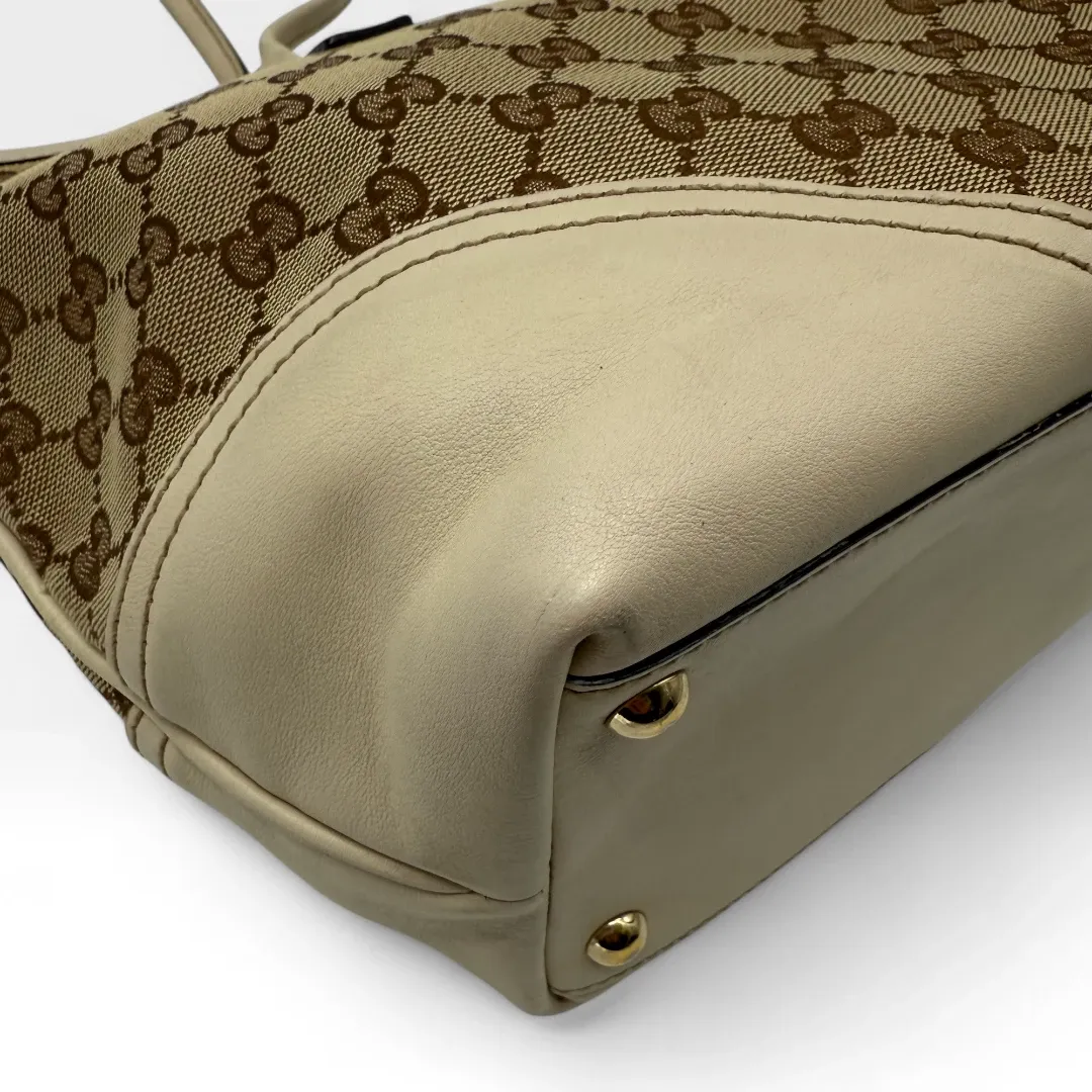 Gucci Handtasche Interlocking GG Shopper monogram beige