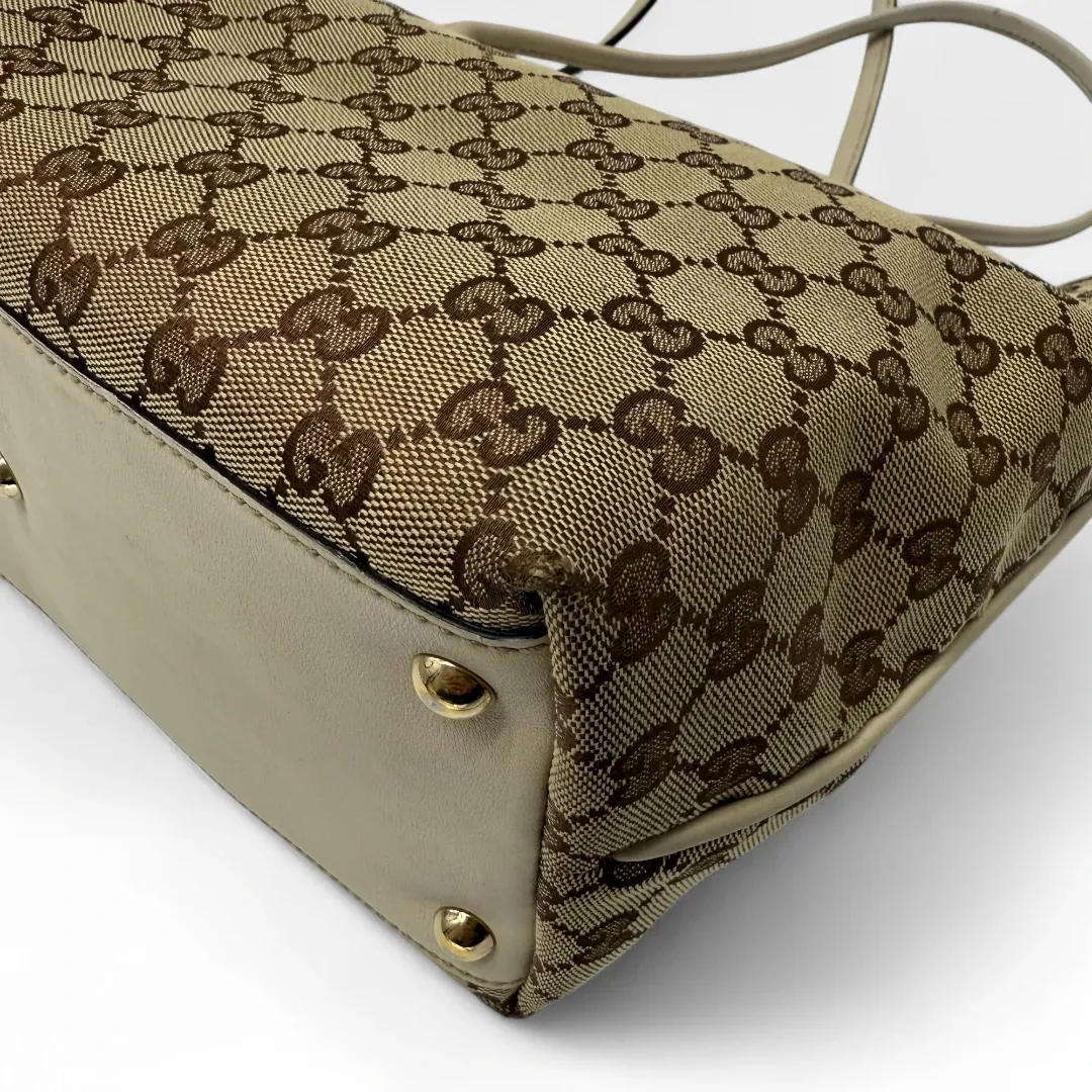 Gucci Handtasche Interlocking GG Shopper monogram beige