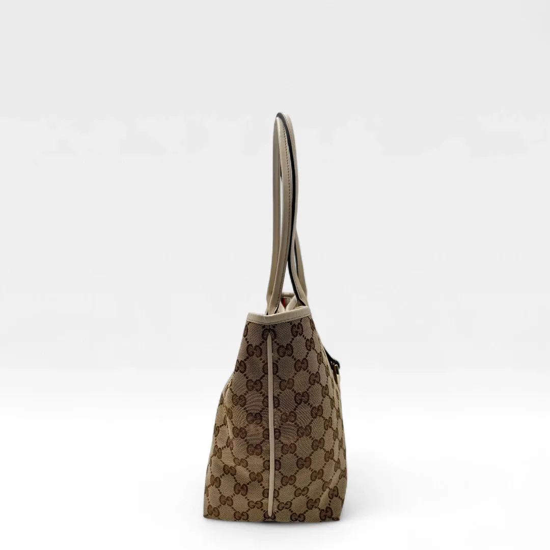 Gucci Handtasche Interlocking GG Shopper monogram beige