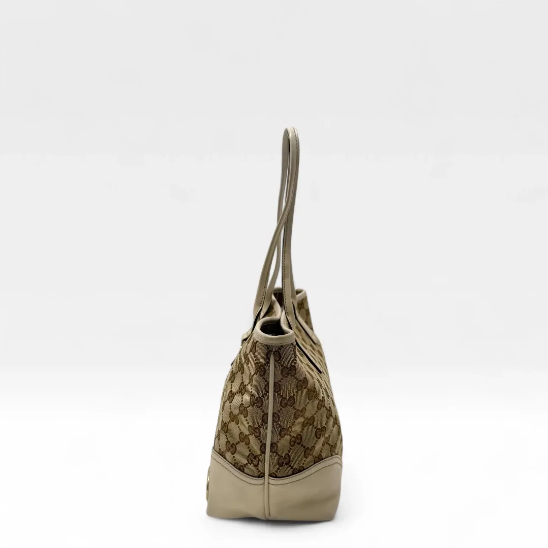 Gucci Handtasche Interlocking GG Shopper monogram beige