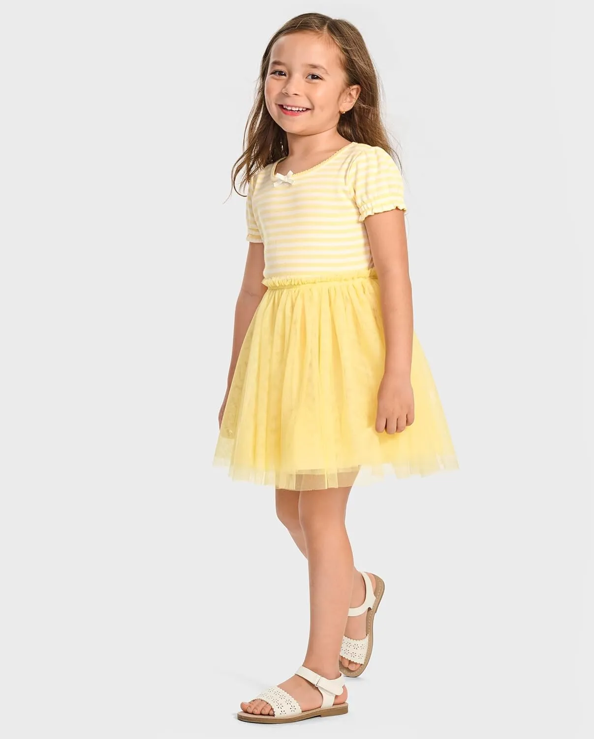 Gymboree Girls Short Sleeve Tulle Dress
