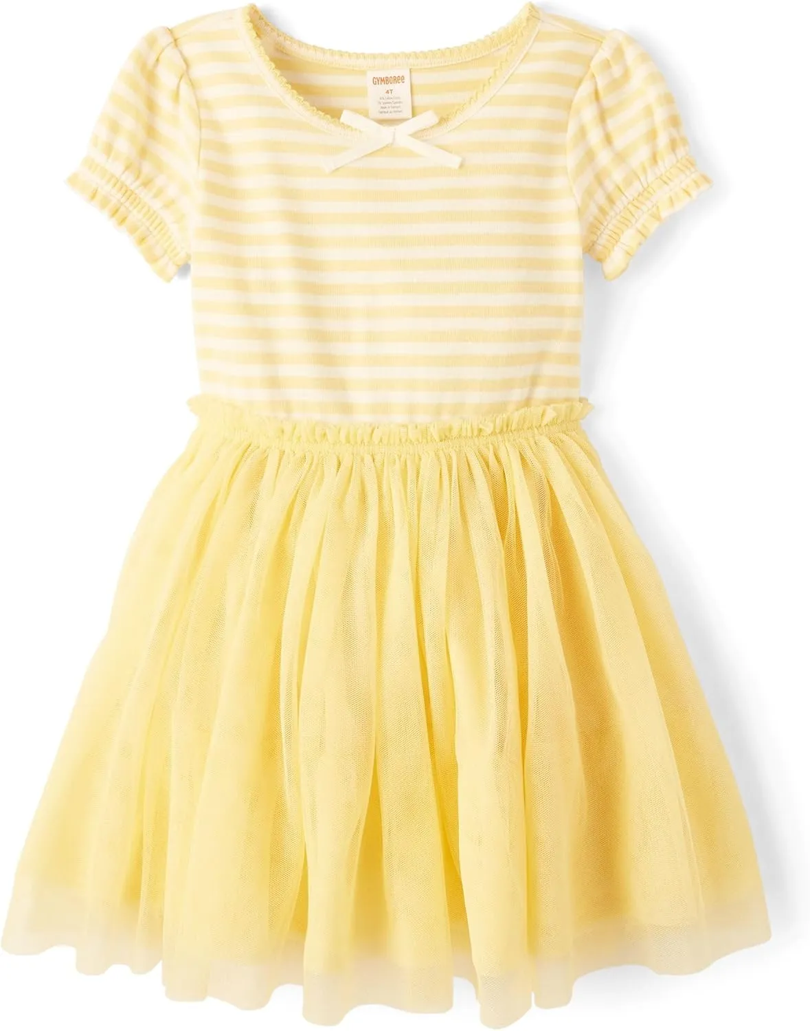 Gymboree Girls Short Sleeve Tulle Dress