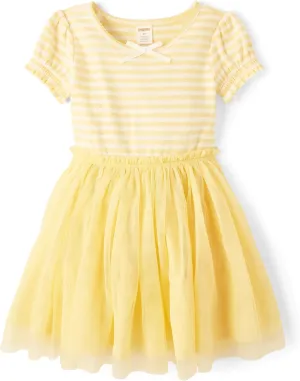Gymboree Girls Short Sleeve Tulle Dress