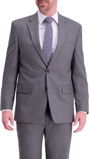 Haggar Men's Big and Tall Classic Fit Travel Performance Suit Seperates - Pant and Jacket