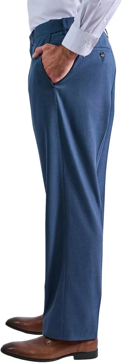 Haggar Men's JMH Premium Stretch Classic Fit Solid Color Suit Separates - Pants and Jackets
