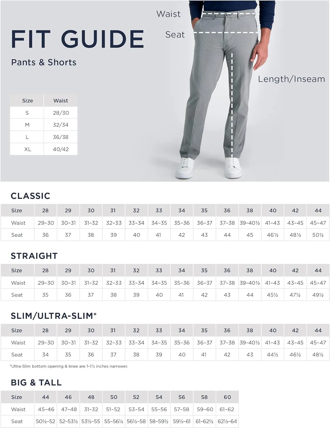 Haggar Men's JMH Premium Stretch Classic Fit Solid Color Suit Separates - Pants and Jackets