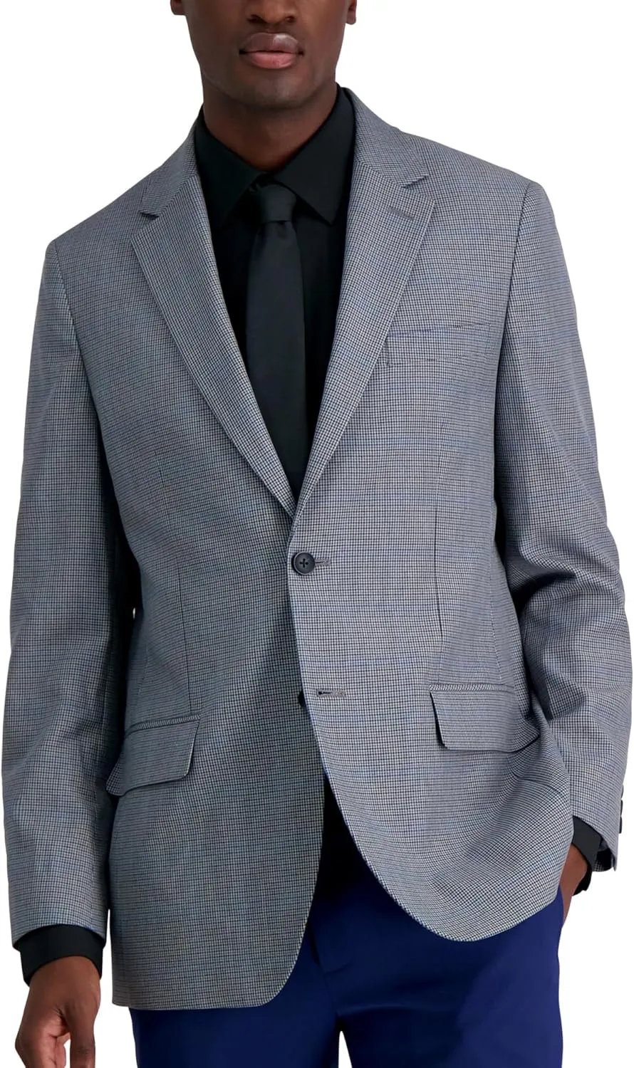 Haggar Men's JMH Premium Tailored Fit Subtle Print Stretch Sport Coat - Regular and Big & Tall Sizes