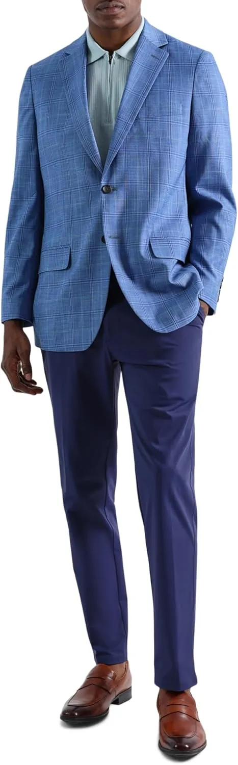 Haggar Men's JMH Premium Tailored Fit Subtle Print Stretch Sport Coat - Regular and Big & Tall Sizes
