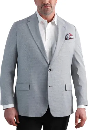 Haggar Men's JMH Premium Tailored Fit Subtle Print Stretch Sport Coat - Regular and Big & Tall Sizes