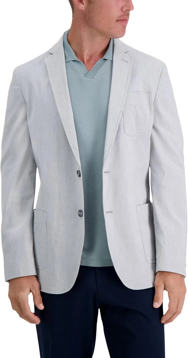 Haggar Men's Smart Wash Highland Blazer