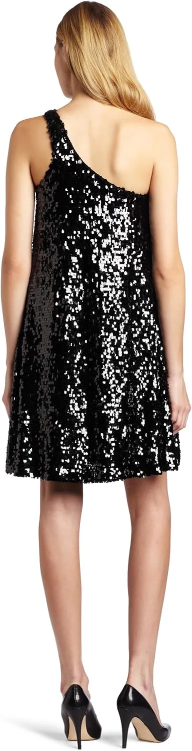 HALSTON HERITAGE Women's Sequin Tent Dress