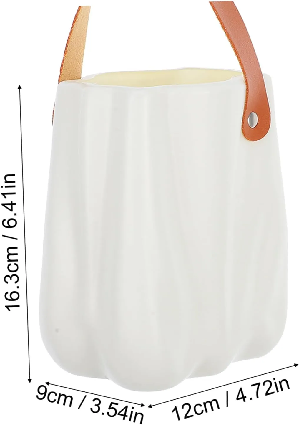 Handbag Shape European Flower Container Handle Table Vase for Versatile Plant Arrangements