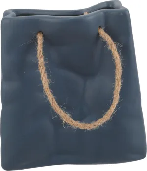 Handbag Shaped Ceramic Flower Vase for Dried Flowers Decoration Stylish Centerpiece for Dining Table Unique Modern Design