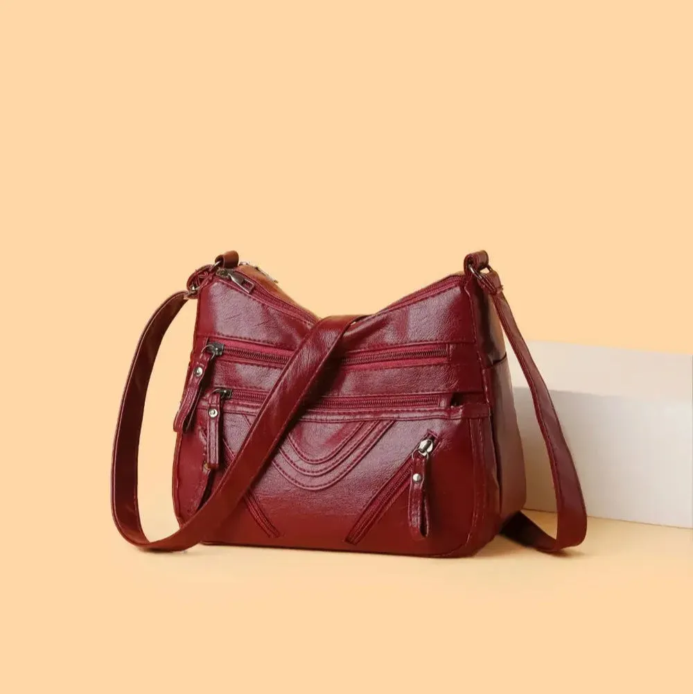Harvest | PU Multi-Compartment Crossbody Bag