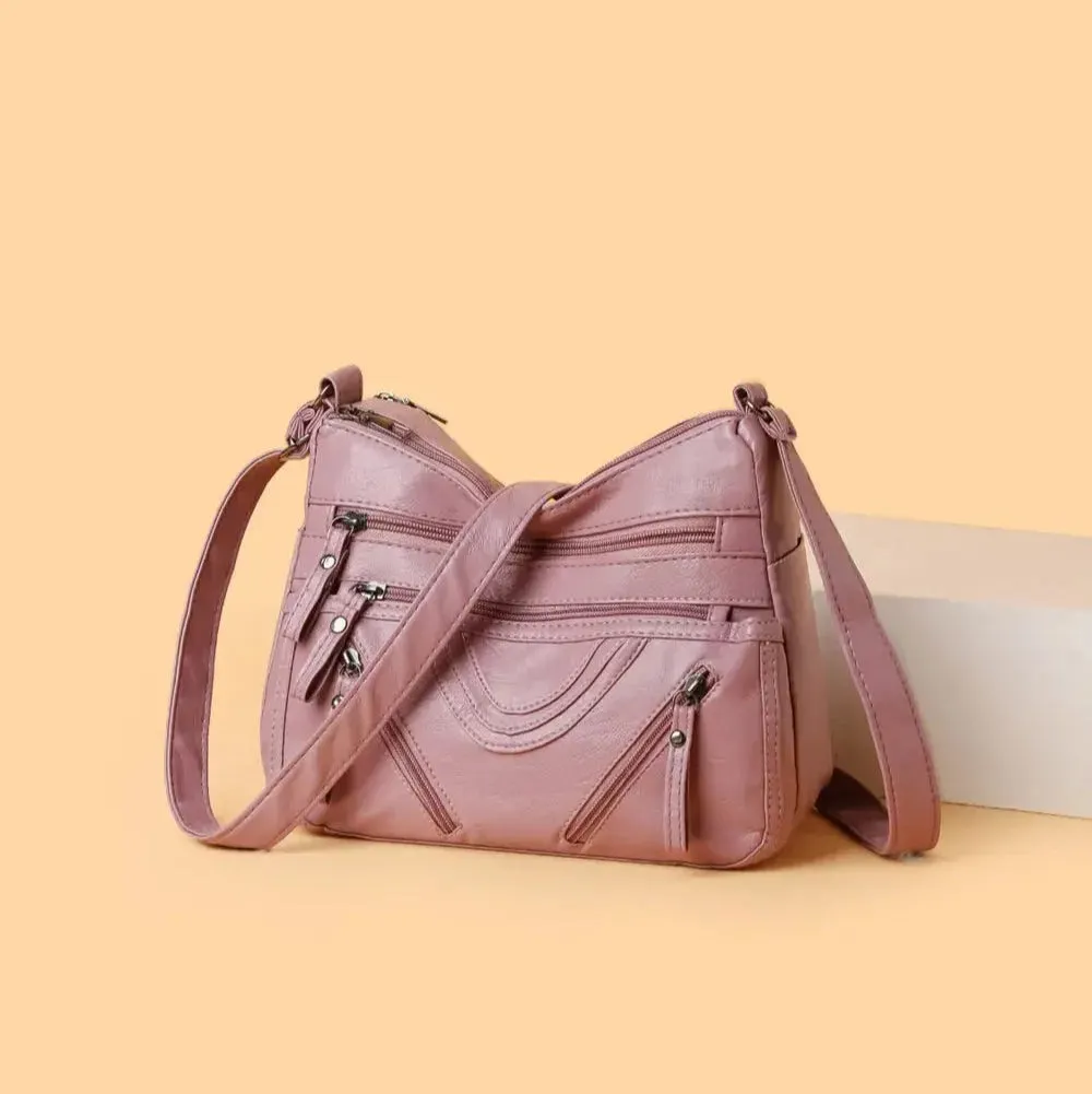 Harvest | PU Multi-Compartment Crossbody Bag