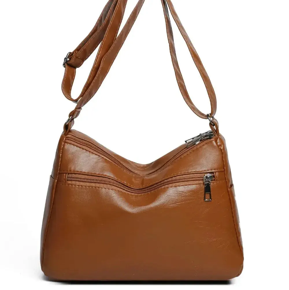 Harvest | PU Multi-Compartment Crossbody Bag