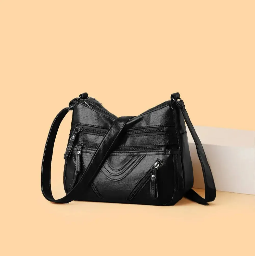 Harvest | PU Multi-Compartment Crossbody Bag