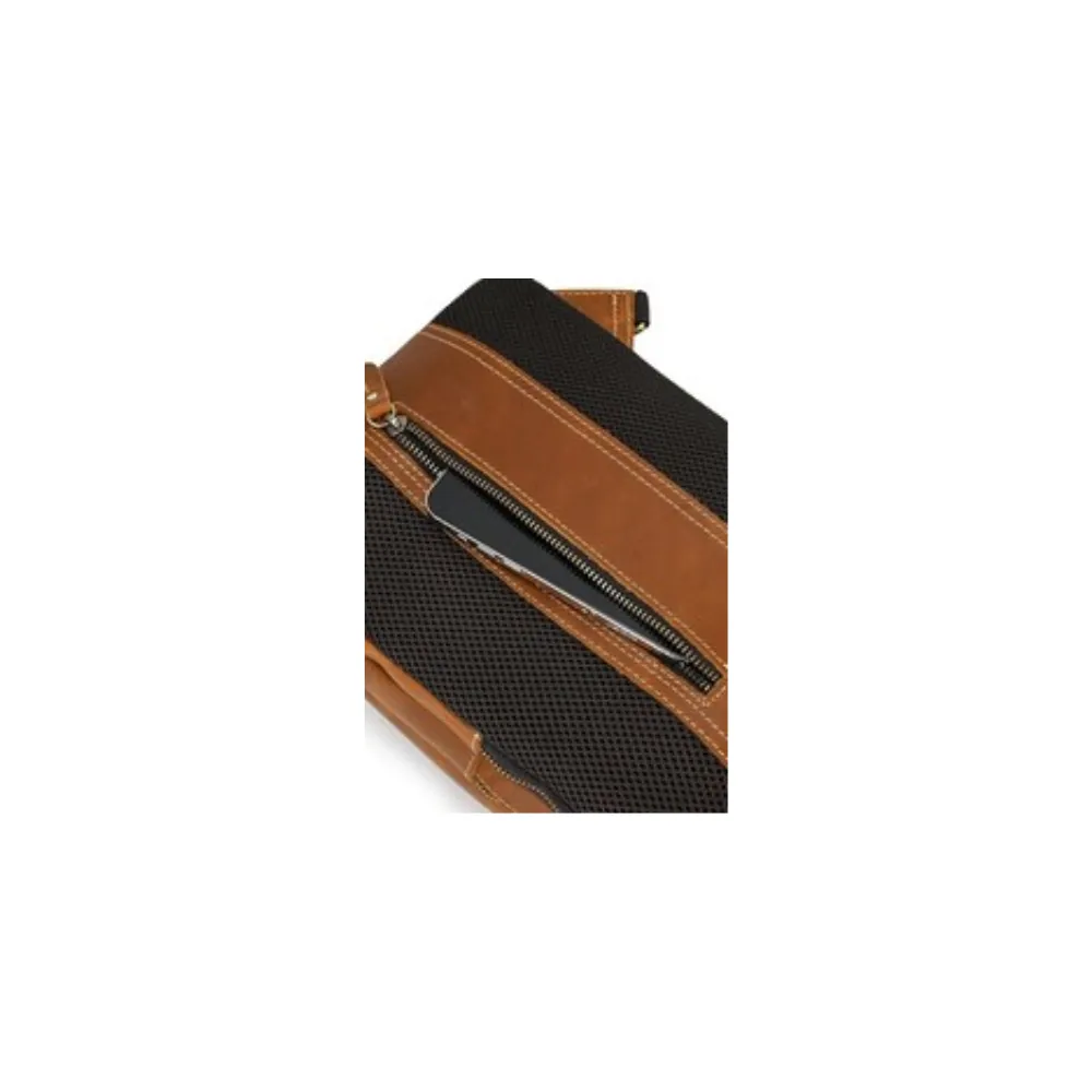 Hawk Tan Leather Sling Backpack