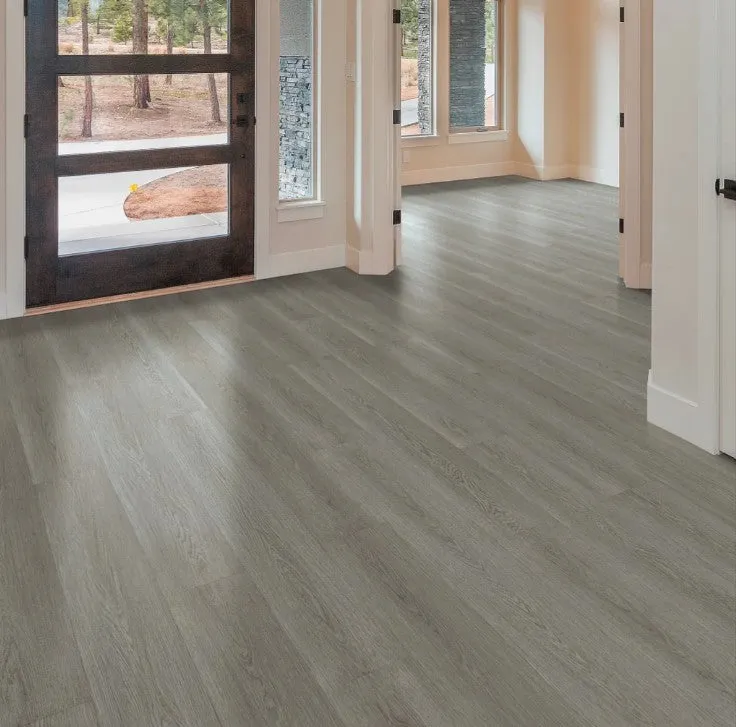 Hearthstone Grey - Shaw Vinyl Plank Flooring - Dwell 3080v