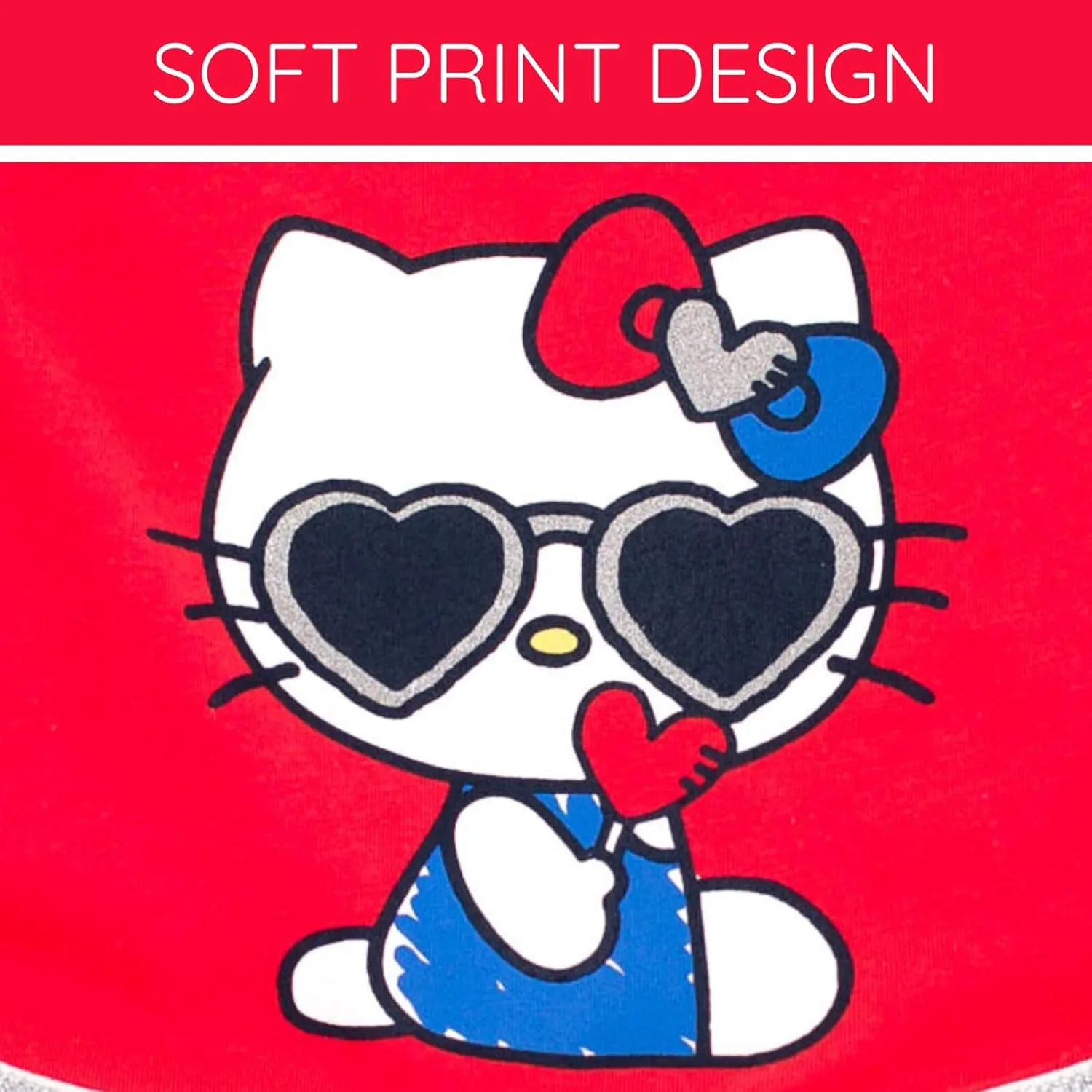 Hello Kitty July 4th Girls Tulle Tutu Dress Toddler to Big Kid Sizes (2T - 14-16)