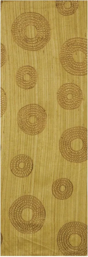 Heritage Lace Serenity Table Runner, 13" x 36", Gold