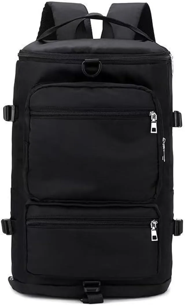 Hiking backpack, hiking camping, running, outdoor backpack, single shoulder bag for men and women (black)