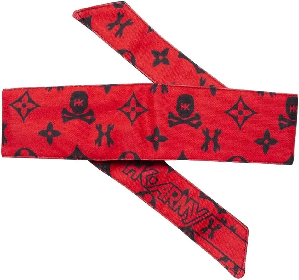 HK Army Paintball Headband - Monogram Red/Black