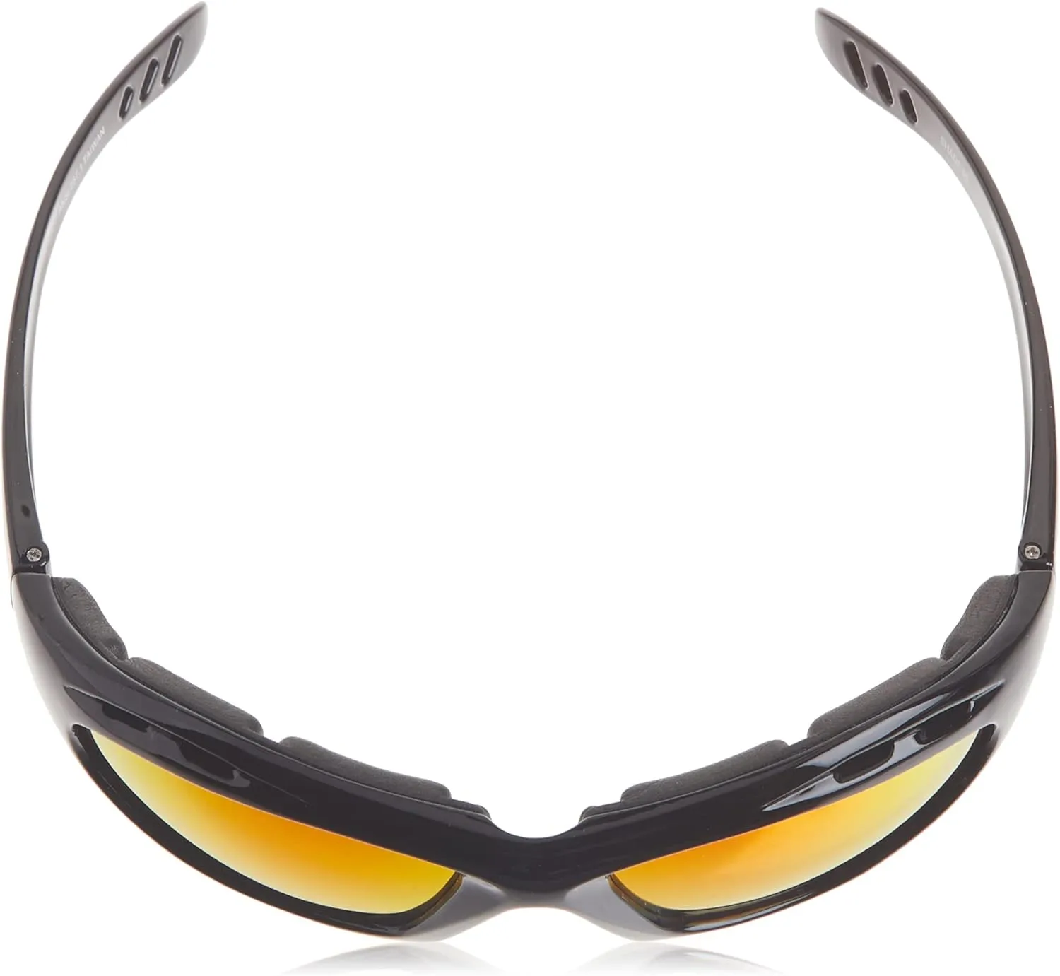Hobart 770726 Shade 5, Mirrored Lens Safety Glasses, Black