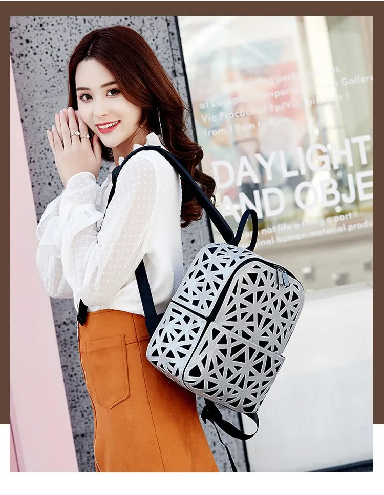 Hollow Out Women Backpacks