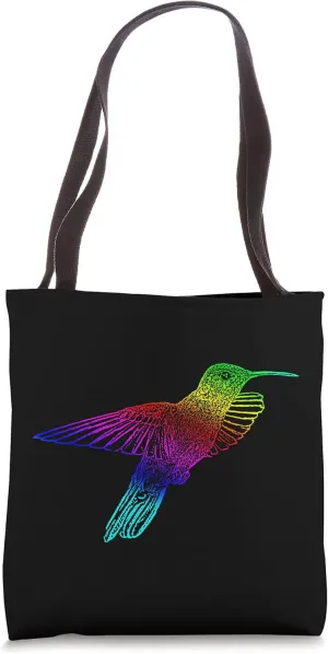 Hummingbird Bird Watcher Flower Wildlife Nature Nectar Tote Bag