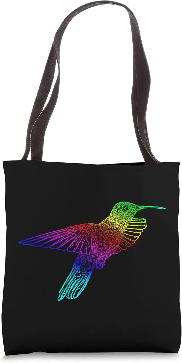 Hummingbird Bird Watcher Flower Wildlife Nature Nectar Tote Bag