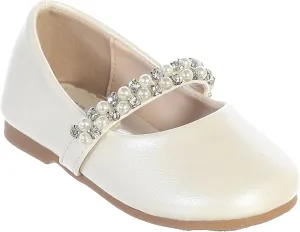 iGirlDress Infant Toddler Girls Straps Flower Girls Shoes (Size 1-8)
