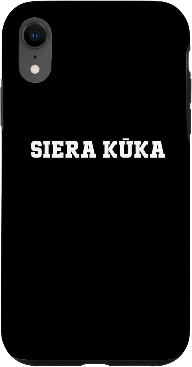 iPhone XR Siera Kuka Food Design For Men Women Kids Funny Case