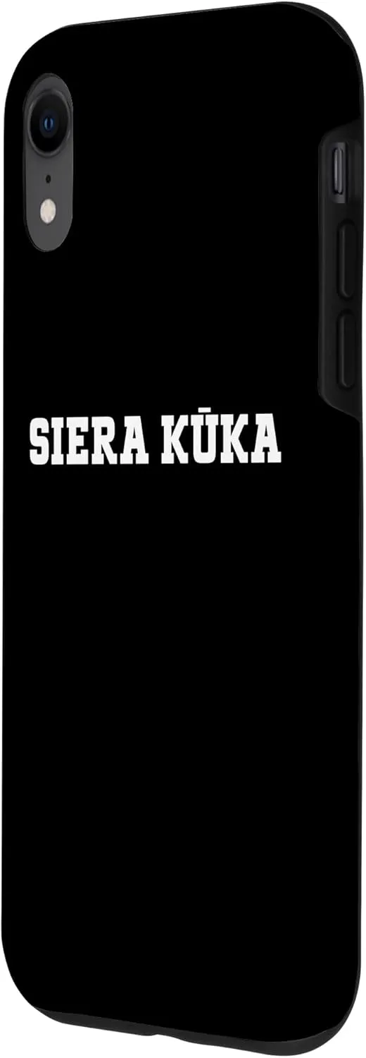 iPhone XR Siera Kuka Food Design For Men Women Kids Funny Case