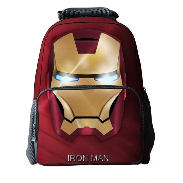 Iron Man School Bag