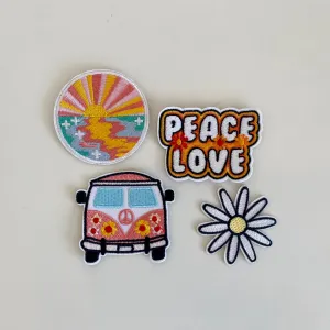 Iron-on Patches - Peace Love Happiness