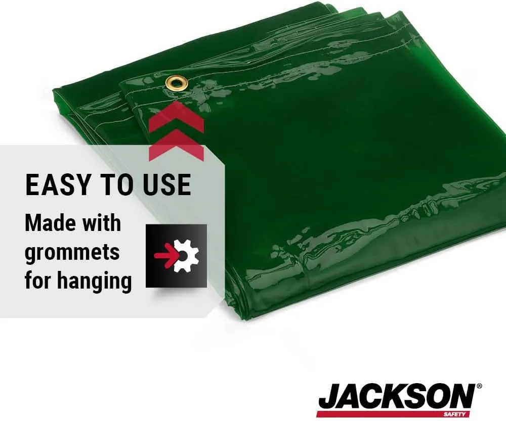 Jackson Safety Welding Curtain - Transparent Welding Screen - Multiple Colors & Sizes