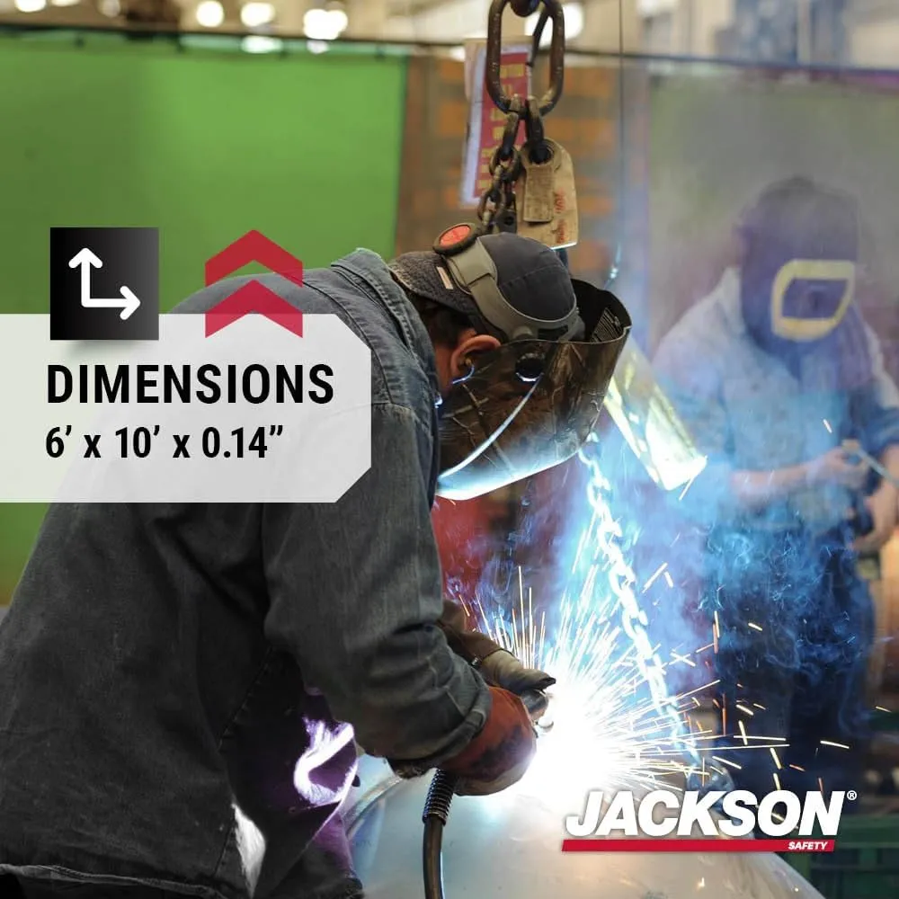 Jackson Safety Welding Curtain - Transparent Welding Screen - Multiple Colors & Sizes