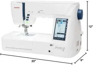 Janome Skyline S9 Indigo Sewing and Embroidery Machine