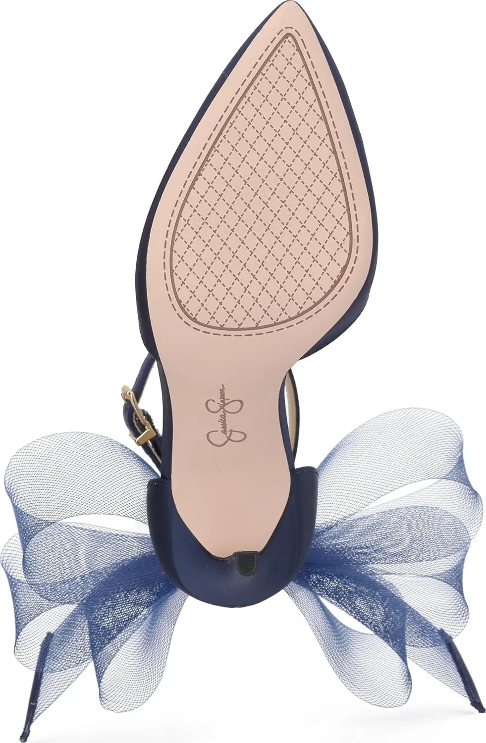 Jessica Simpson Womens Phindies Satin Bow Pumps