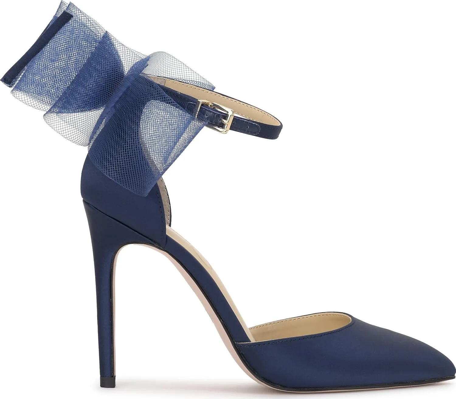 Jessica Simpson Womens Phindies Satin Bow Pumps