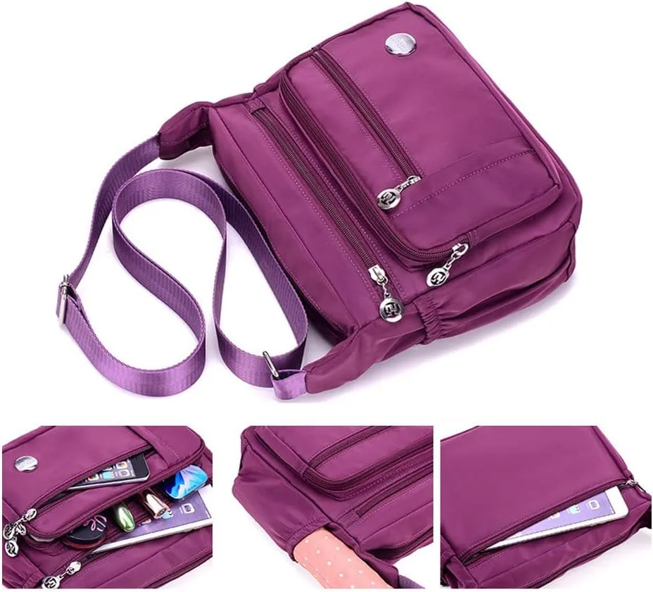 JONON Women Shoulder Bag Ladies Crossbody Purse Fashion Tote Top Handle Satchel Handbag Roomy Multiple Pockets Bag