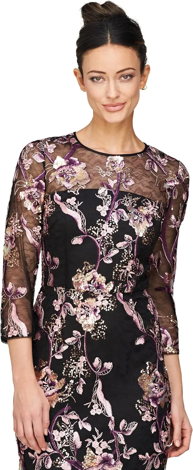JS Collections Women's Pheobe Column Gown