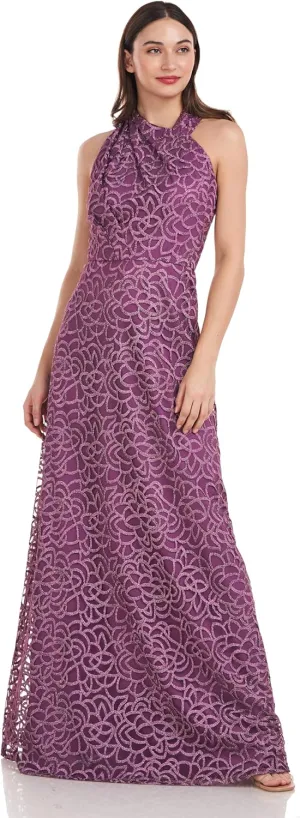 JS Collections Women's Sonya Asymmetric A-line Gown