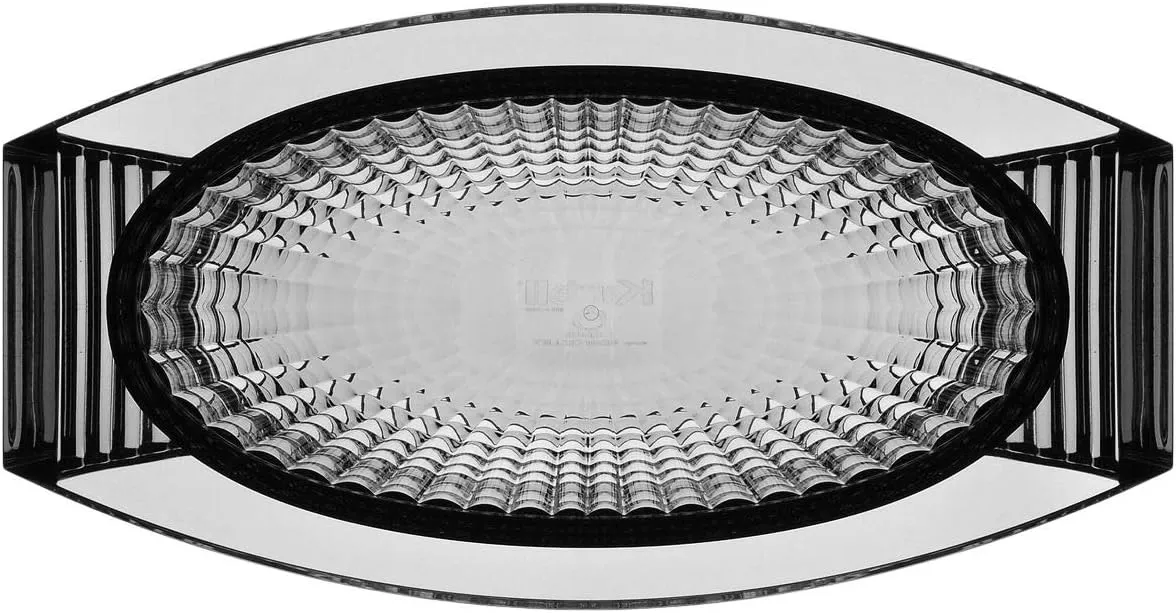 Kartell 1218/V9 I Shine, U Shine Vase by Eugeni Quitllet, Pack of 1, Transparent Smoke