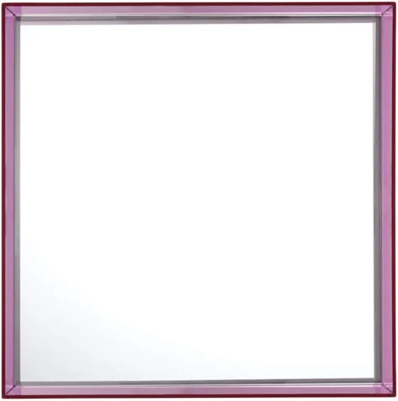 Kartell 8340/FU Only Me Mirror by Philippe Starck, Pack of 1, Transparent Fuchsia