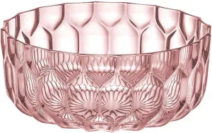 Kartell Jellies Family Bowl by Patricia Urquiola, Pack of 1, Transparent Pink