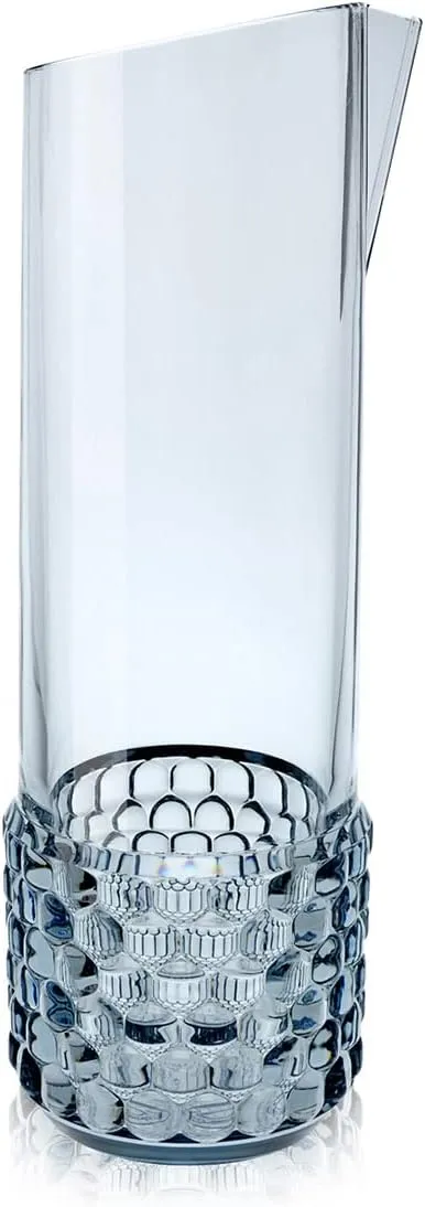 Kartell Jellies Family Carafe by Patricia Urquiola, Pack of 1, Transparent Light Blue