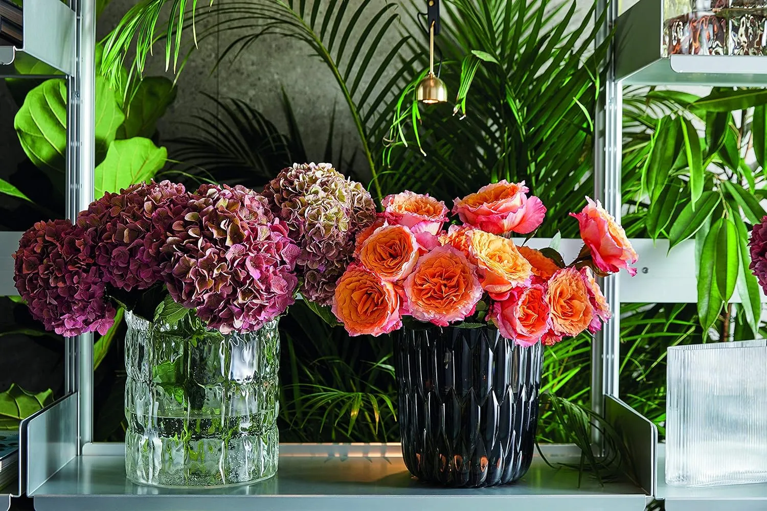 Kartell Jelly Vase by Patricia Urquiola, Pack of 2, Transparent Crystal
