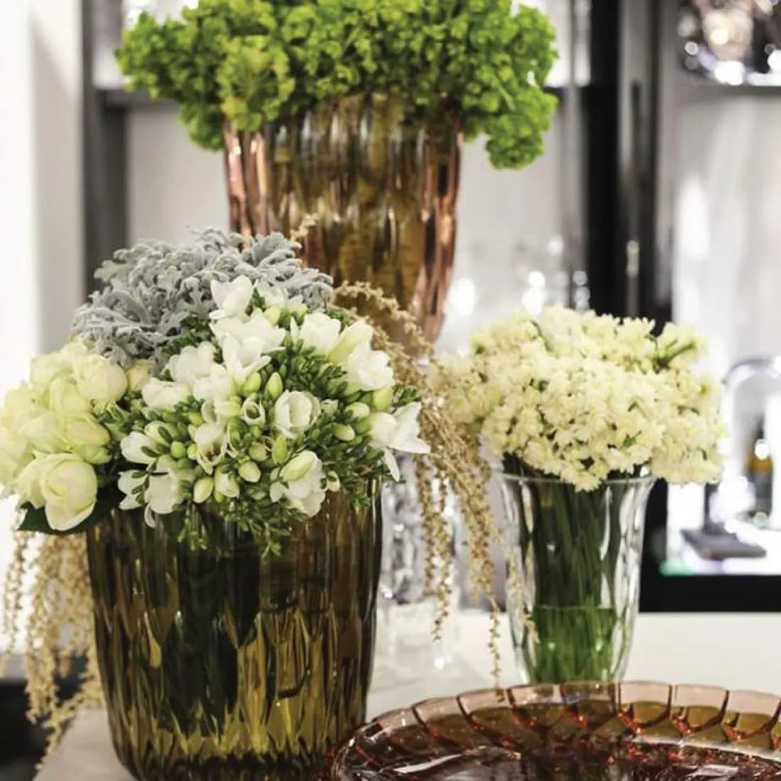 Kartell Jelly Vase by Patricia Urquiola, Pack of 2, Transparent Smoke
